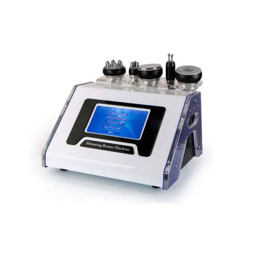Апарат кавітації 5 в 1 S-07 (кавітація, rf-ліфтинг (тіло, обличчя), вакуум з біполярним rf, мікроструми)