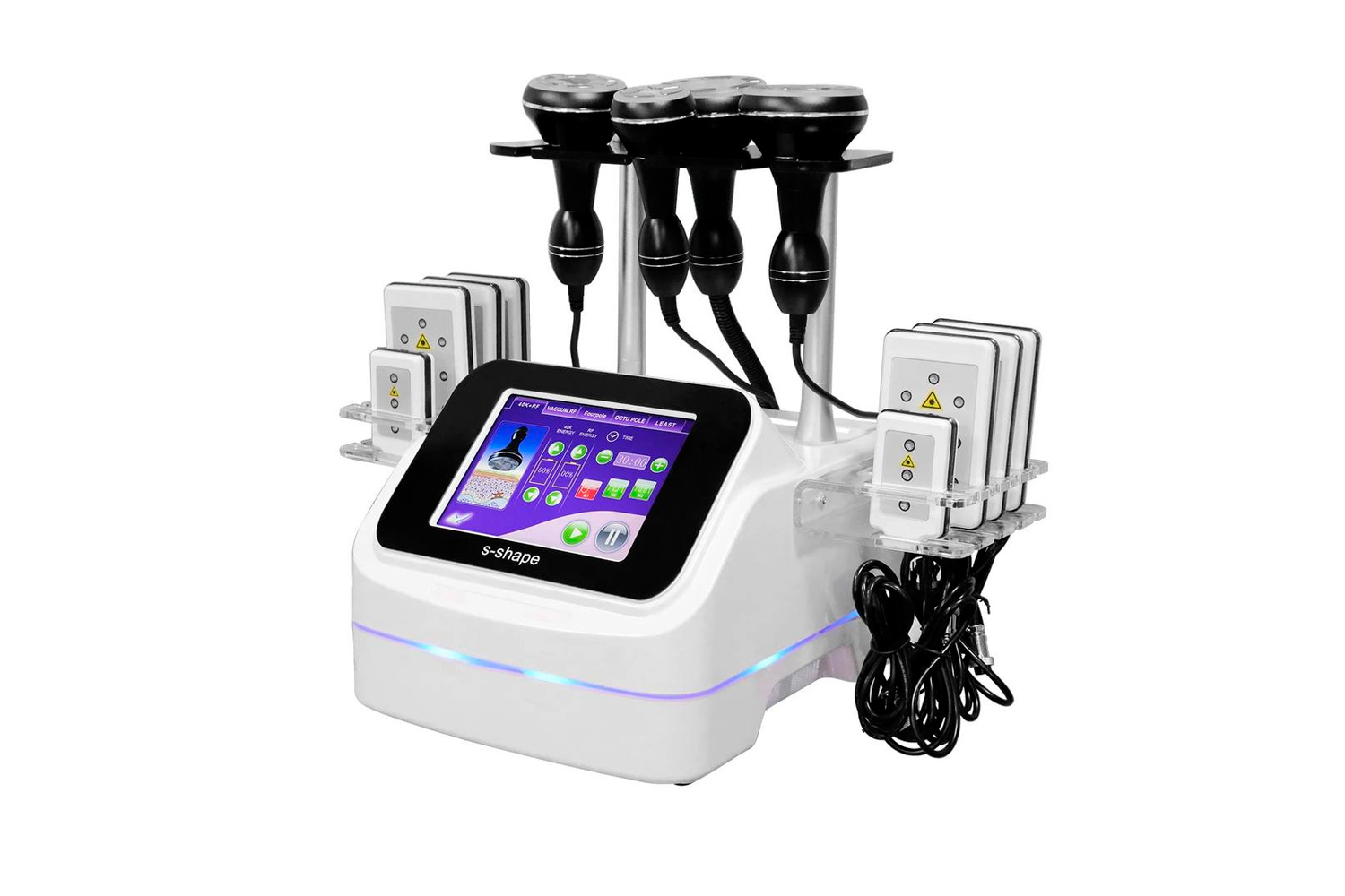 Апарат кавітації, RF-ліфтингу, ліполізу та вакуумного масажу S-Shape